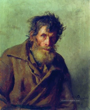 ein schüchterner Bauer 1877 Ilya Repin Ölgemälde